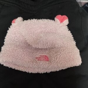 The North Face Light Pink Fleece Hat